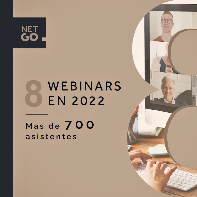 8 webinars en 2022 que reunieron a más de 700 asistentes