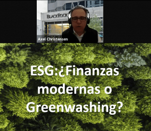 Webinar “ESG: ¿Finanzas modernas o Greenwashing?”