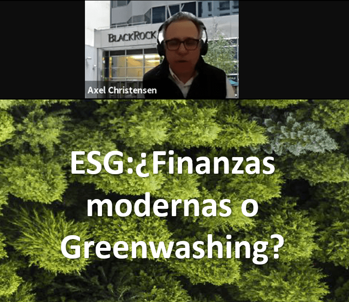 Webinar “ESG: ¿Finanzas modernas o Greenwashing?”