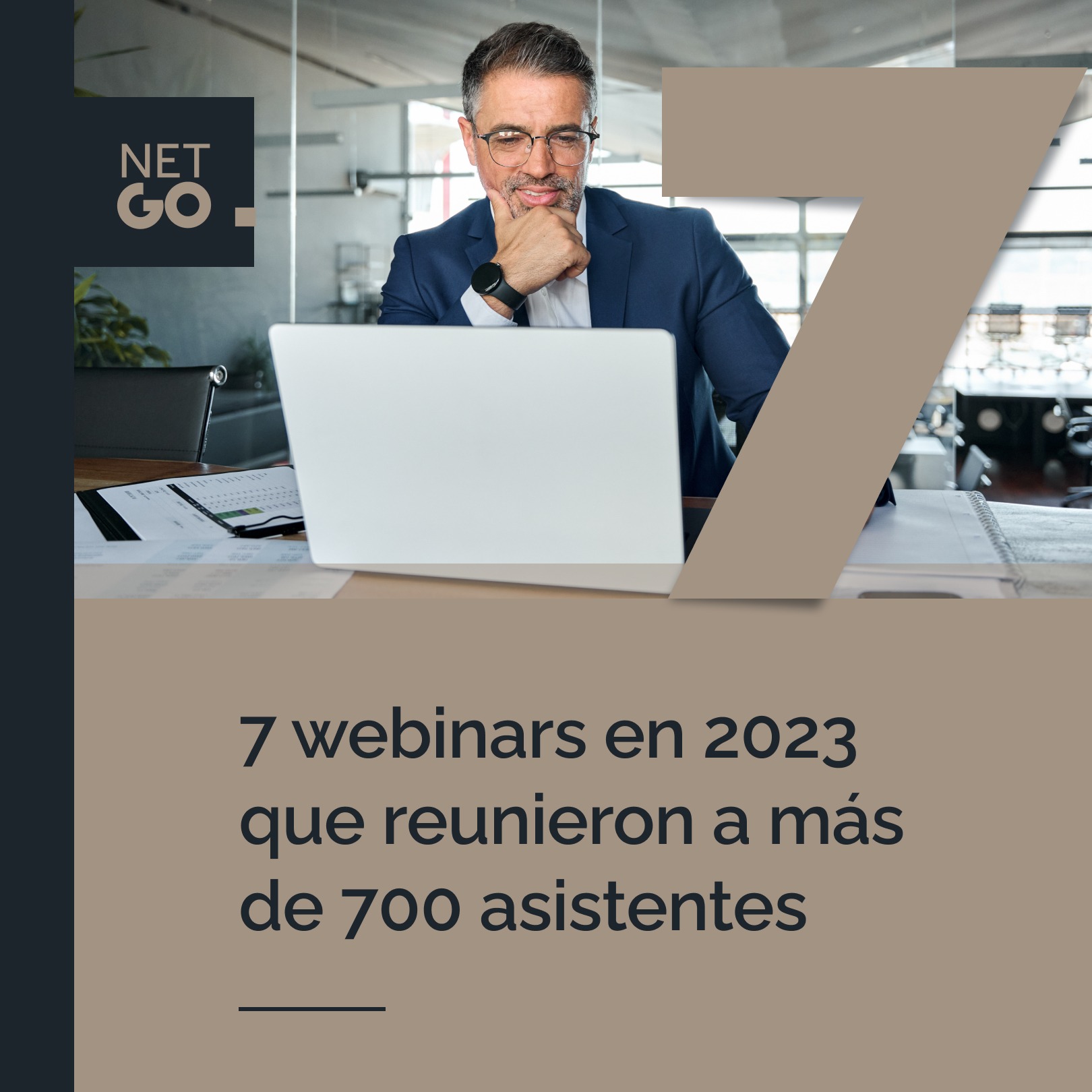7 webinars en 2023 que reunieron a más de 700 asistentes