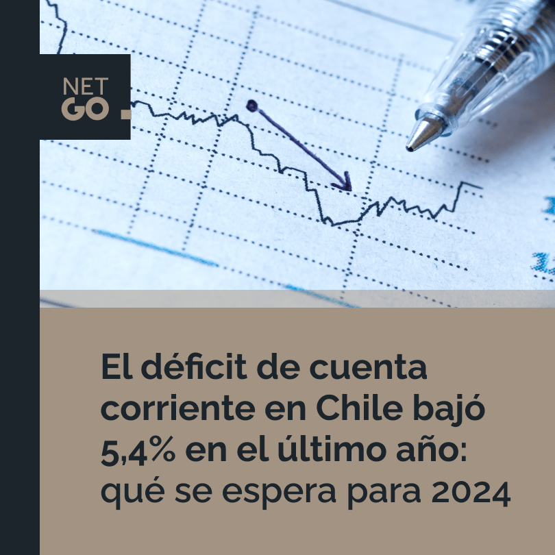 El déficit de cuenta corriente en Chile bajó 5,4% en el último año: qué se espera para 2024