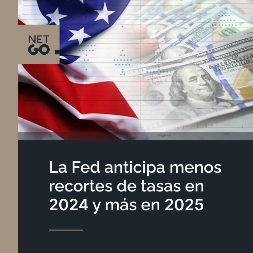 La Fed anticipa menos recortes de tasas en 2024 y más en 2025