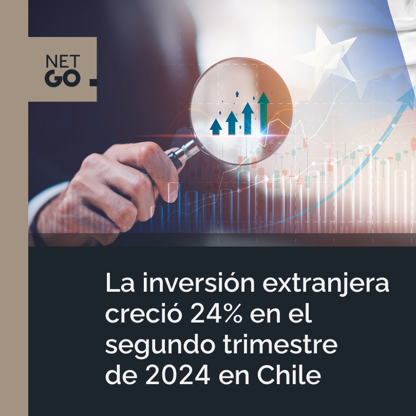 La inversión extranjera creció 24% en el segundo trimestre de 2024 en Chile